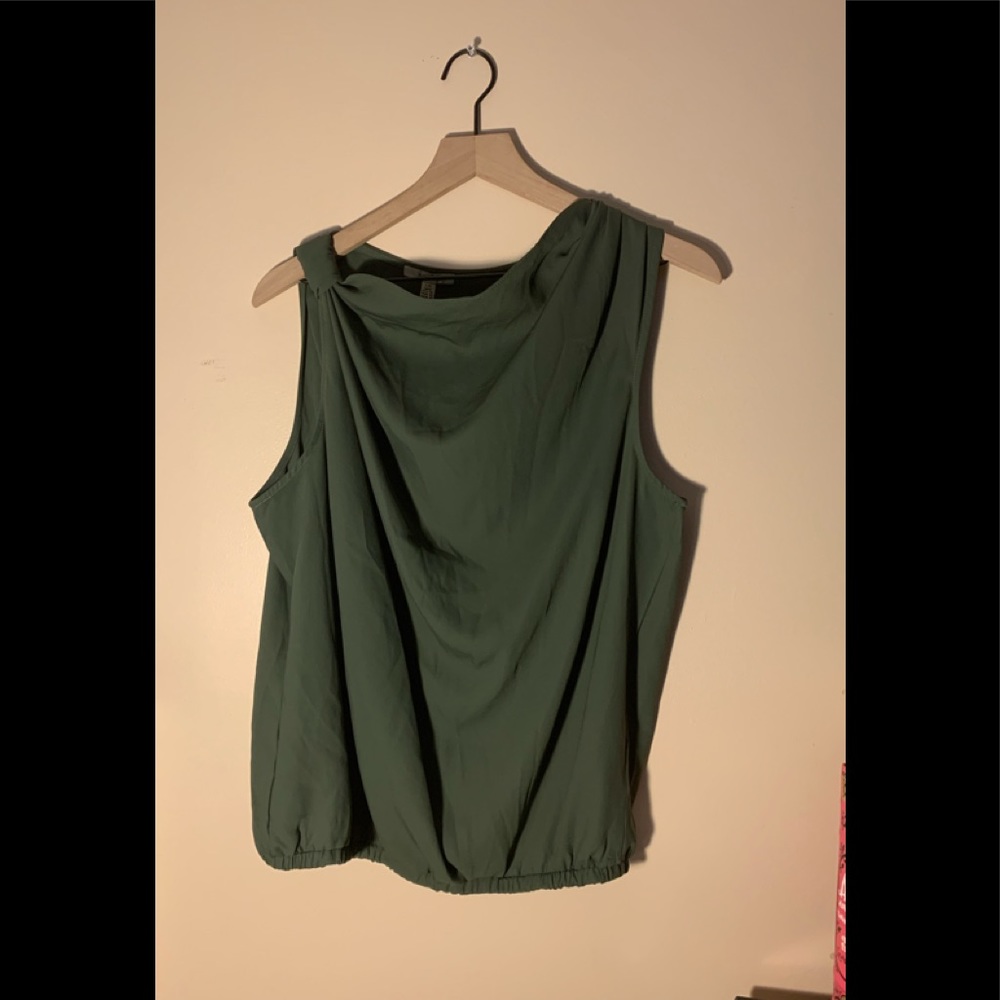ANTHROPOLOGIE BORDEAUX SHOULDER KNOT TOP NWT